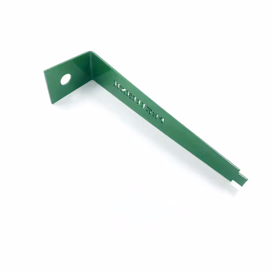 Parte personalizzata per stampaggio di metalli in acciaio al carbonio con verniciatura a polvere